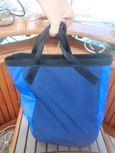 Latest sewing handiwork....dinghy anchor bag